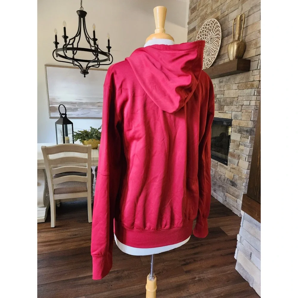 Nike Arkansas Razorbacks Therma-FIT Full Zip Hoodie Mens Small‎ Red